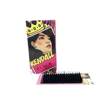 Load image into Gallery viewer, KENDALL D-Curl Assorted Length Volume Tray Lashes